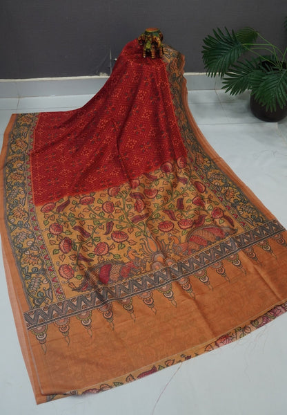 Premium Silk Saree-Red