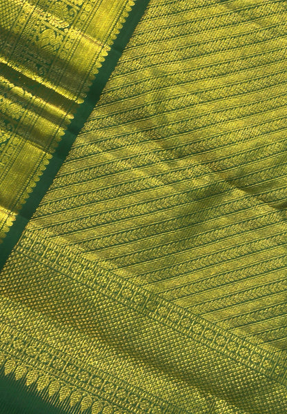 Pure Kanchipuram Silk -Vairoosi Pattern Pink
