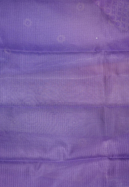 Kota Saree Blue-Pink Multi Shade with Mirror Work