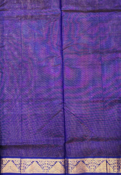 Pure Silk Cotton Saree-Magenta In Vairaoosi Zari With Contrast Border