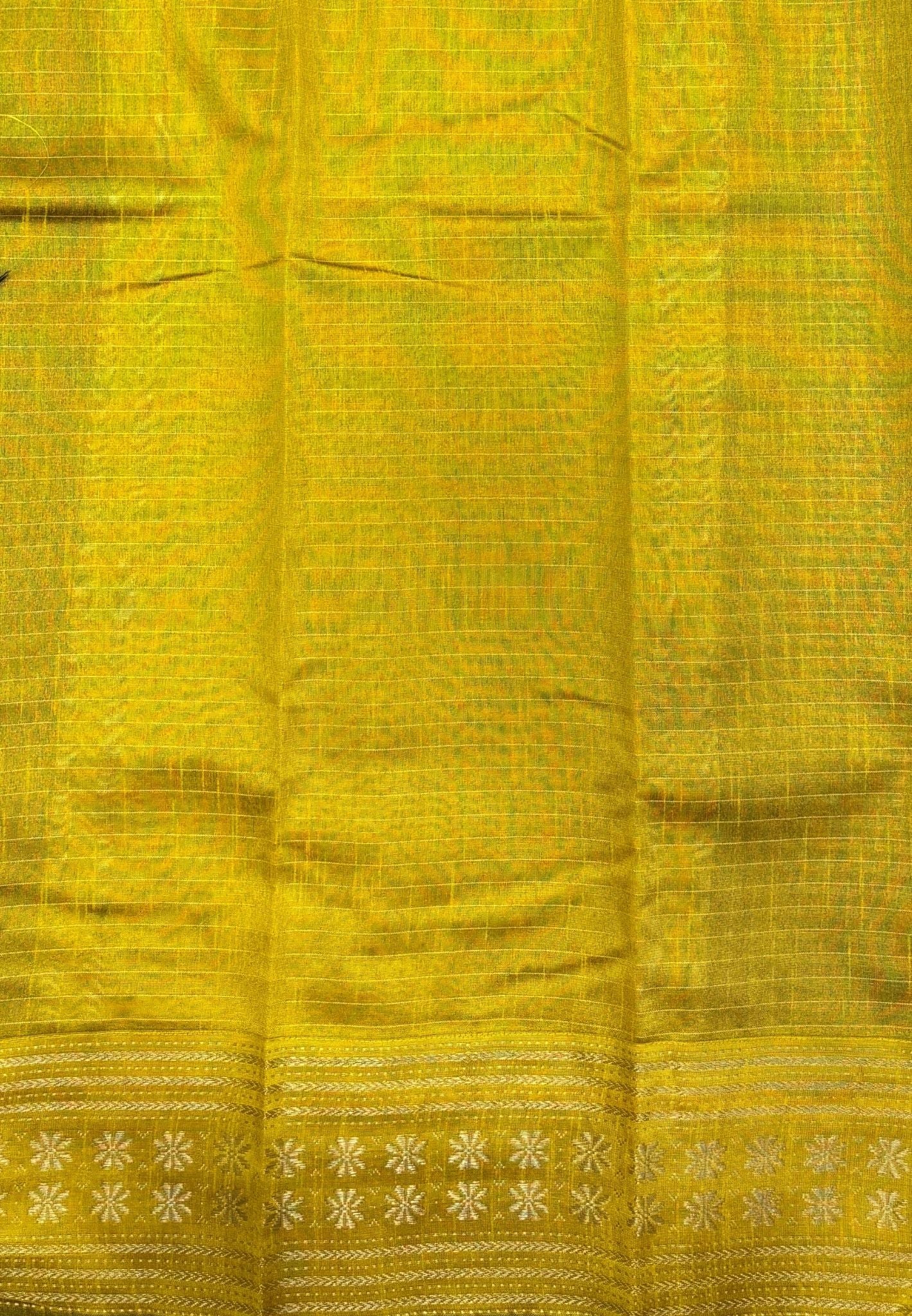 Raw Silk Saree-Violet in 1000 Butta with Contrast Zari Border