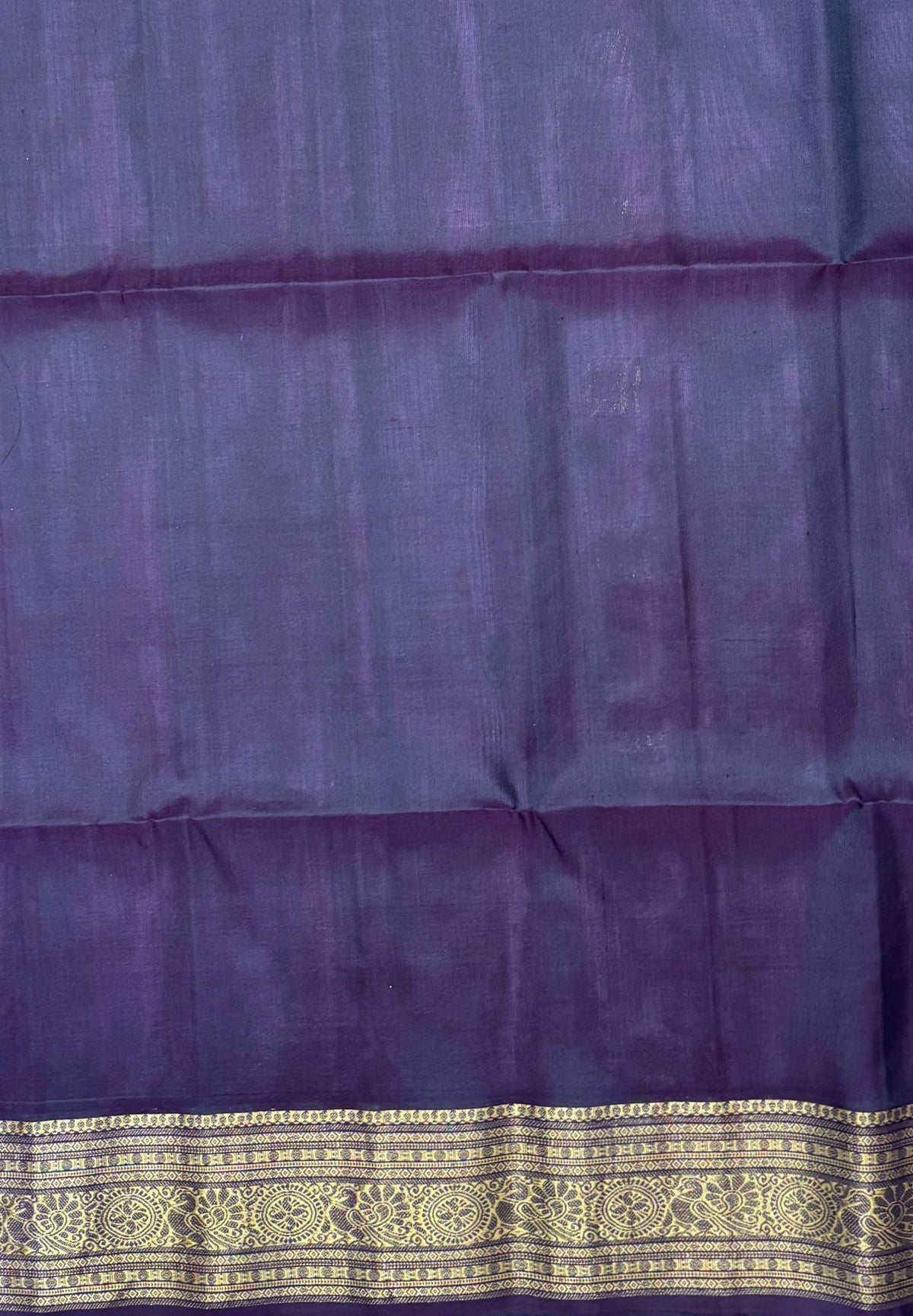 Pure Kanchipuram Silk Saree-Mauve Pink With Contrast Border
