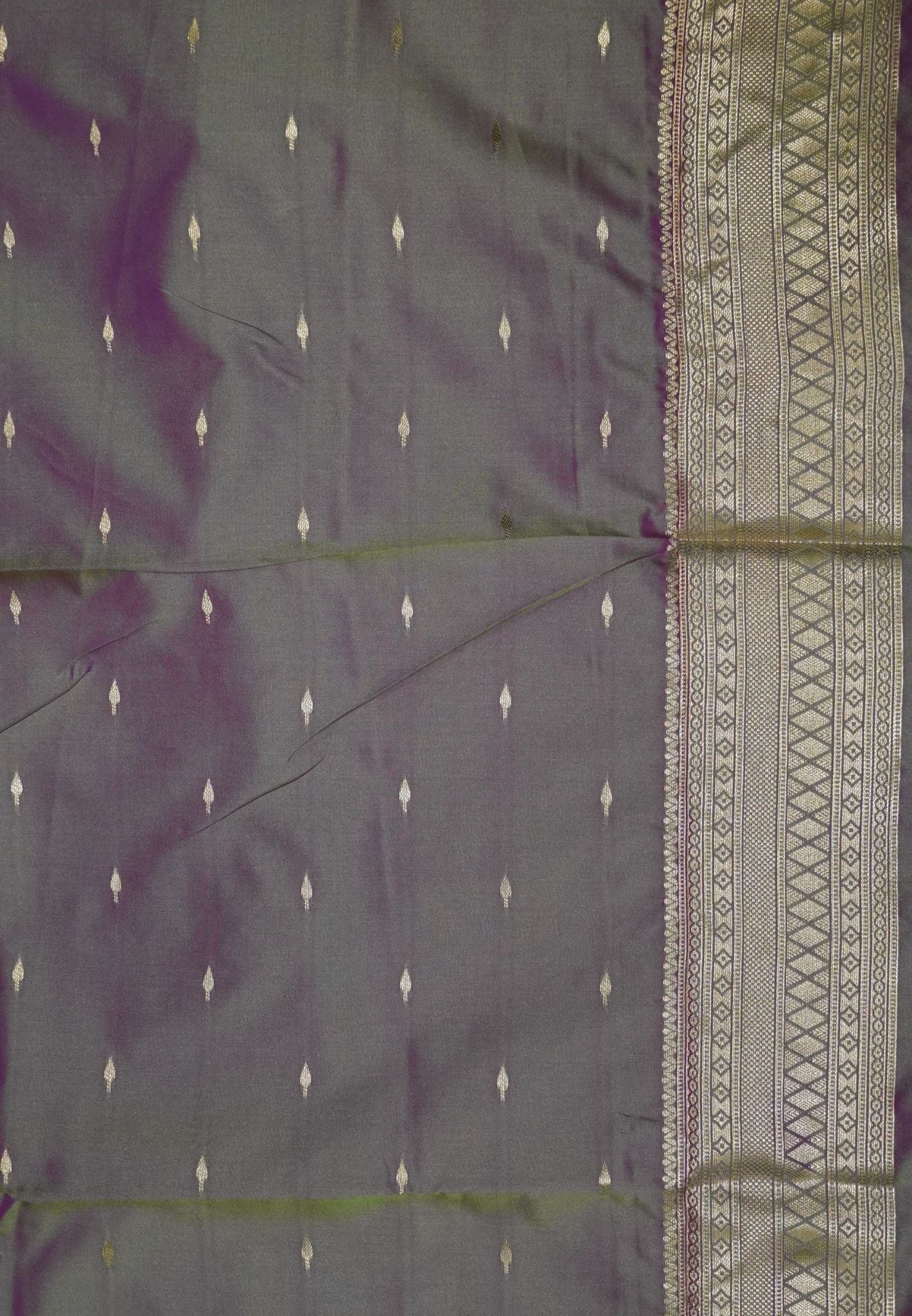 Semi Silk Saree-Teal Green