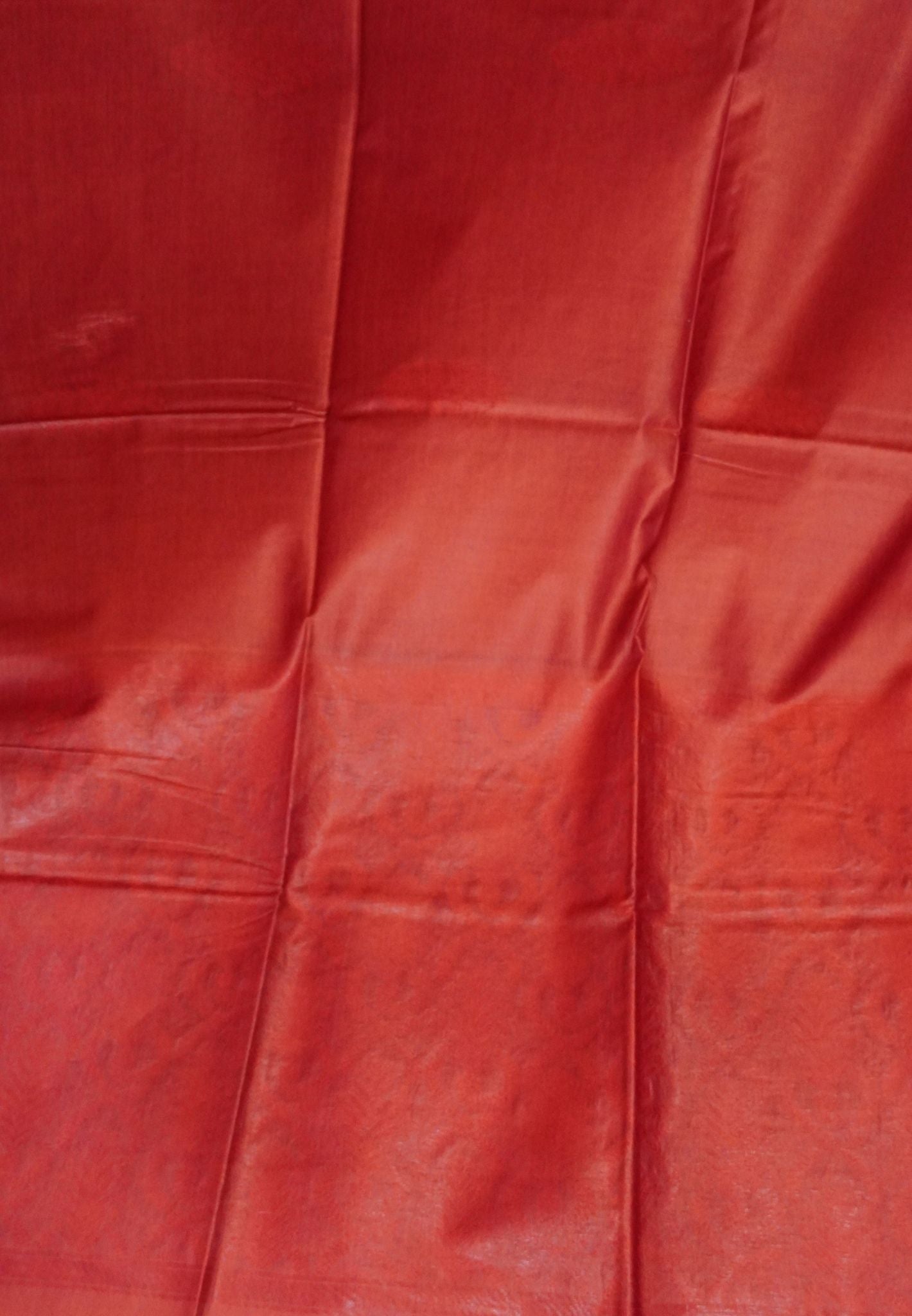 Tussar Saree-Red