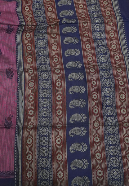 Sambalpuri Cotton Saree-Lavender