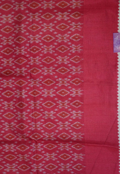 Semi Matka Tussar Saree-Off White with Contrast Border and Zari Checks