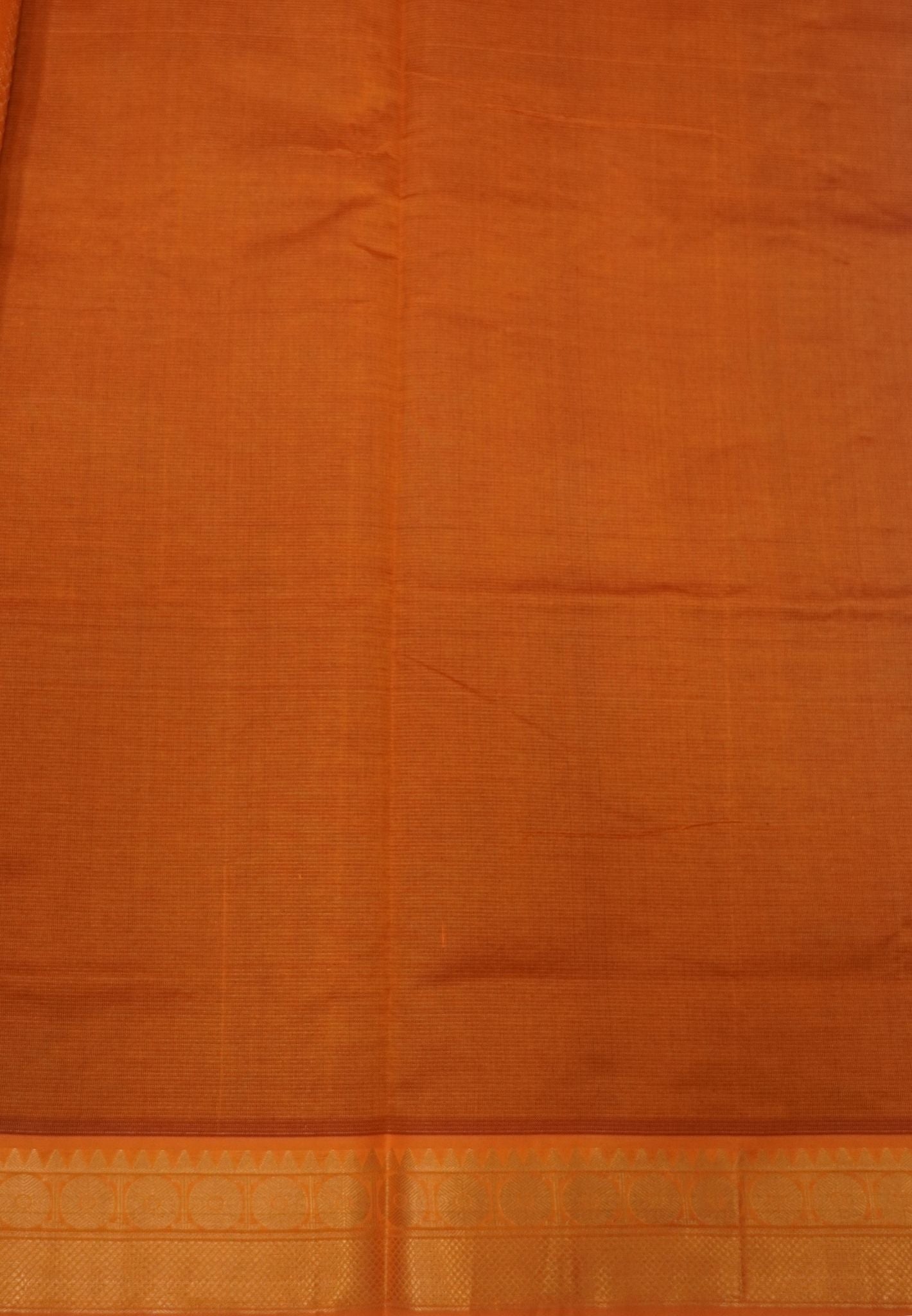 Pure Silk Cotton Saree-Green-Mustard in Vairaoosi Patten