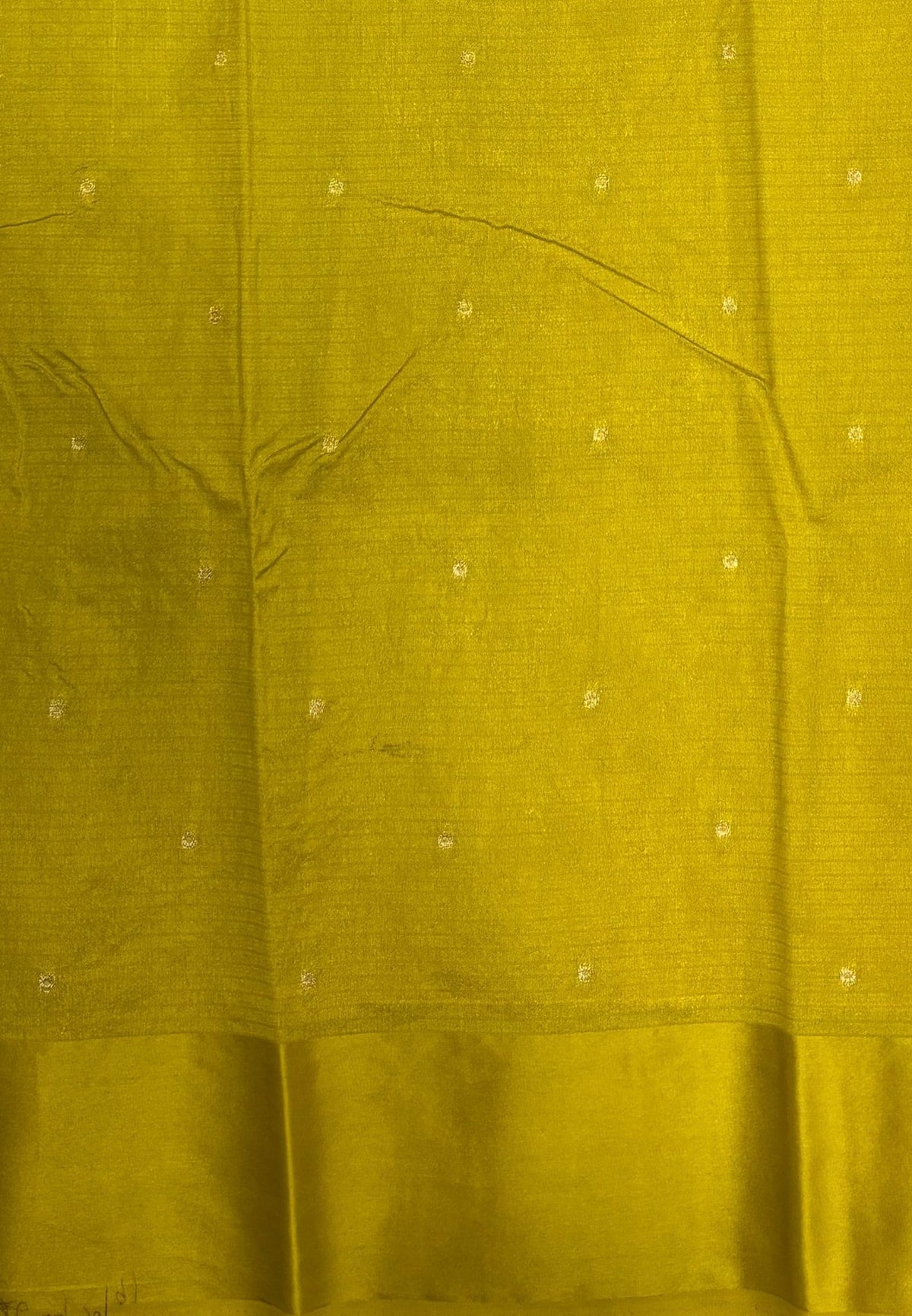 Art Silk Kota Saree-Lime Yellow In Geometric Zari Brocade Border