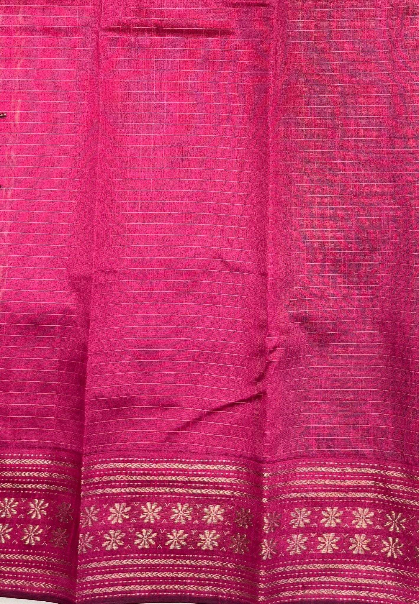 Raw Silk Saree-Black in 1000 Butta with Contrast Zari Border