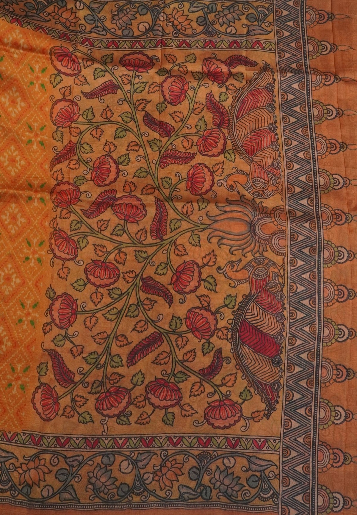 Premium Silk Saree-Mustard