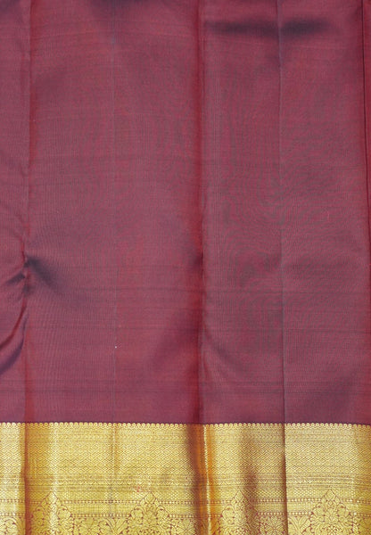 Pure Kanchipuram Silk Saree – Grand Antique Zari Bridal Weave