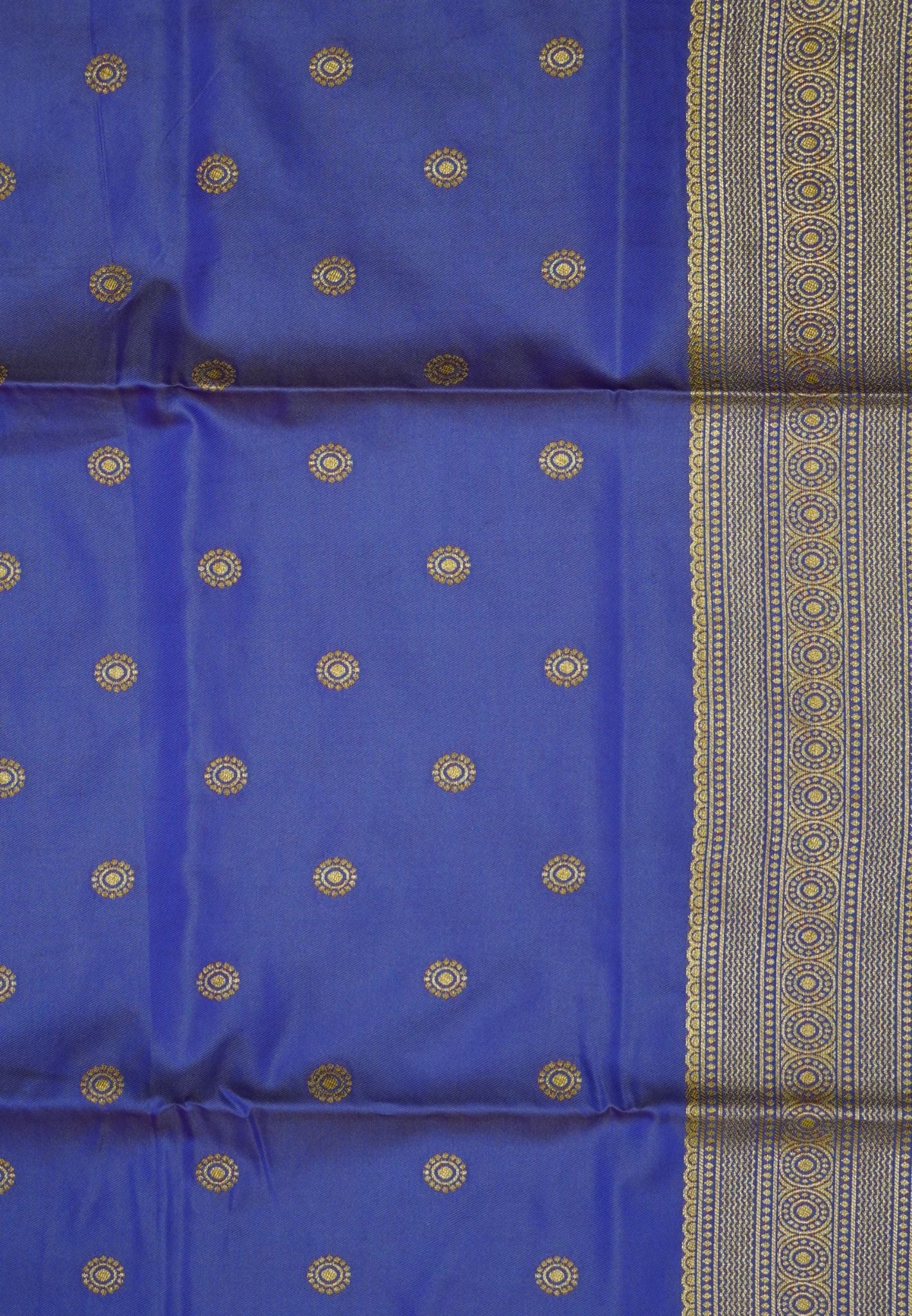 Semi Silk Saree-Golden Orange