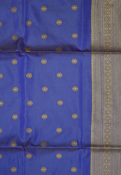 Semi Silk Saree-Golden Orange