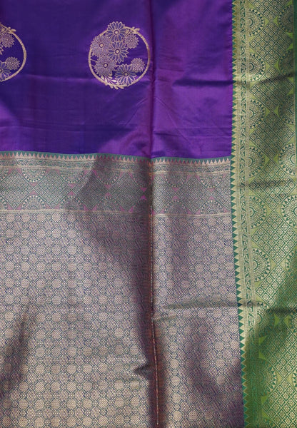 Semi Silk Saree-Wine