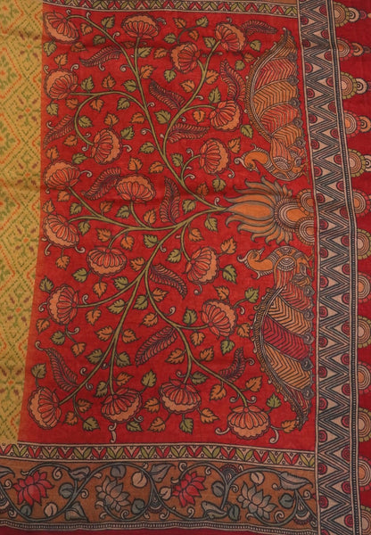 Premium Silk Saree-Lime Green