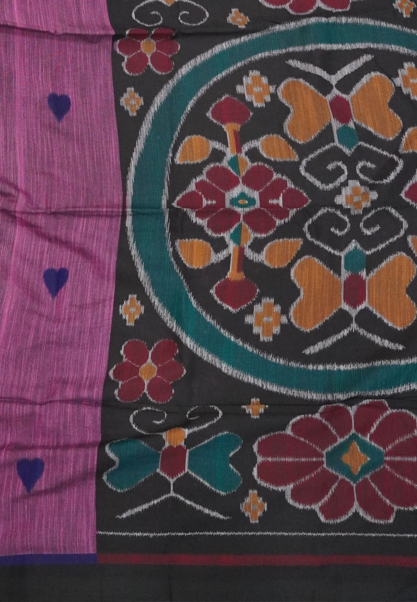 Sambalpuri Cotton Saree-Lavender