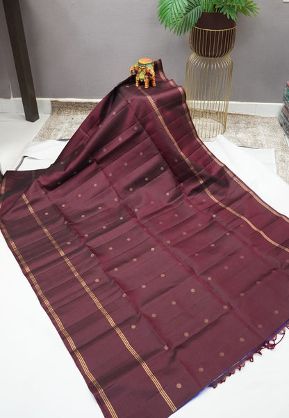 Pure Kanchipuram Soft Silk Saree - Arakku