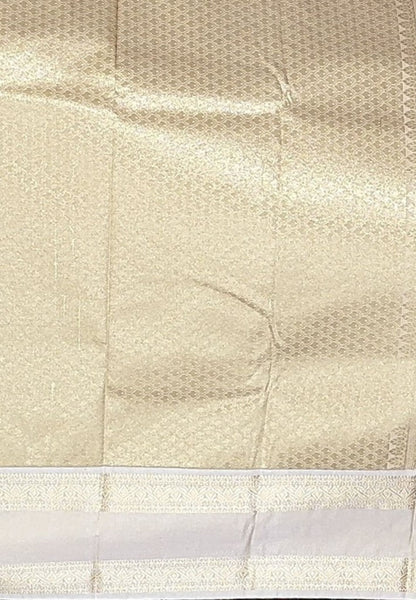 Budget Kanchipuram Silk Saree-Mustard