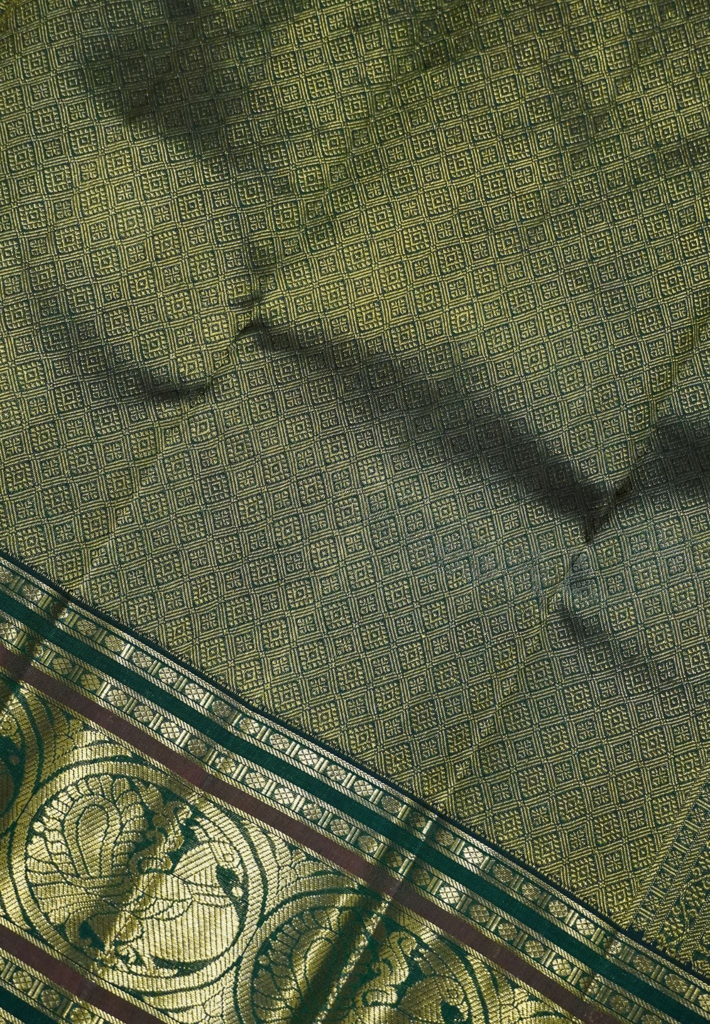 Pure Kanchipuram Silk -Dark Maroon