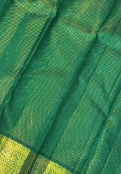 Pure Kanchipuram Silk -Vairoosi Pattern Pink