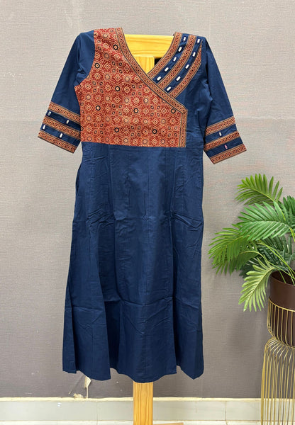 Kurti with Mirror Work