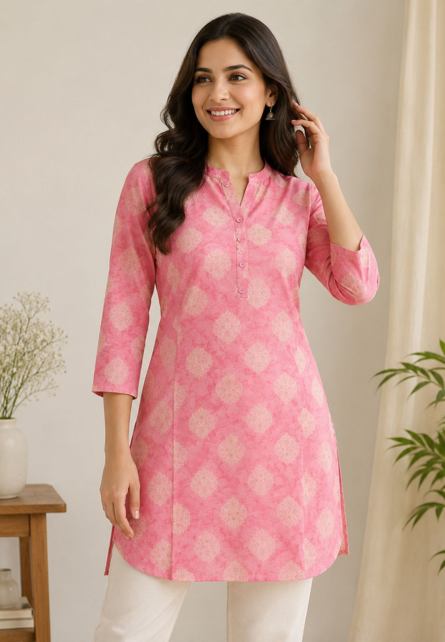 Tunic-Baby Pink