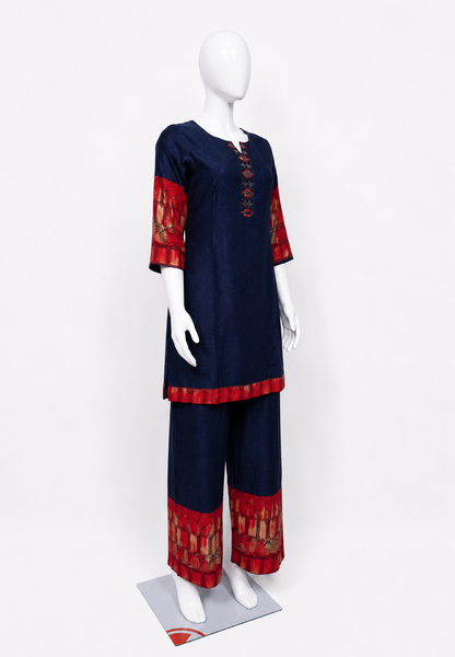 Short Cord Set with Mirror Work