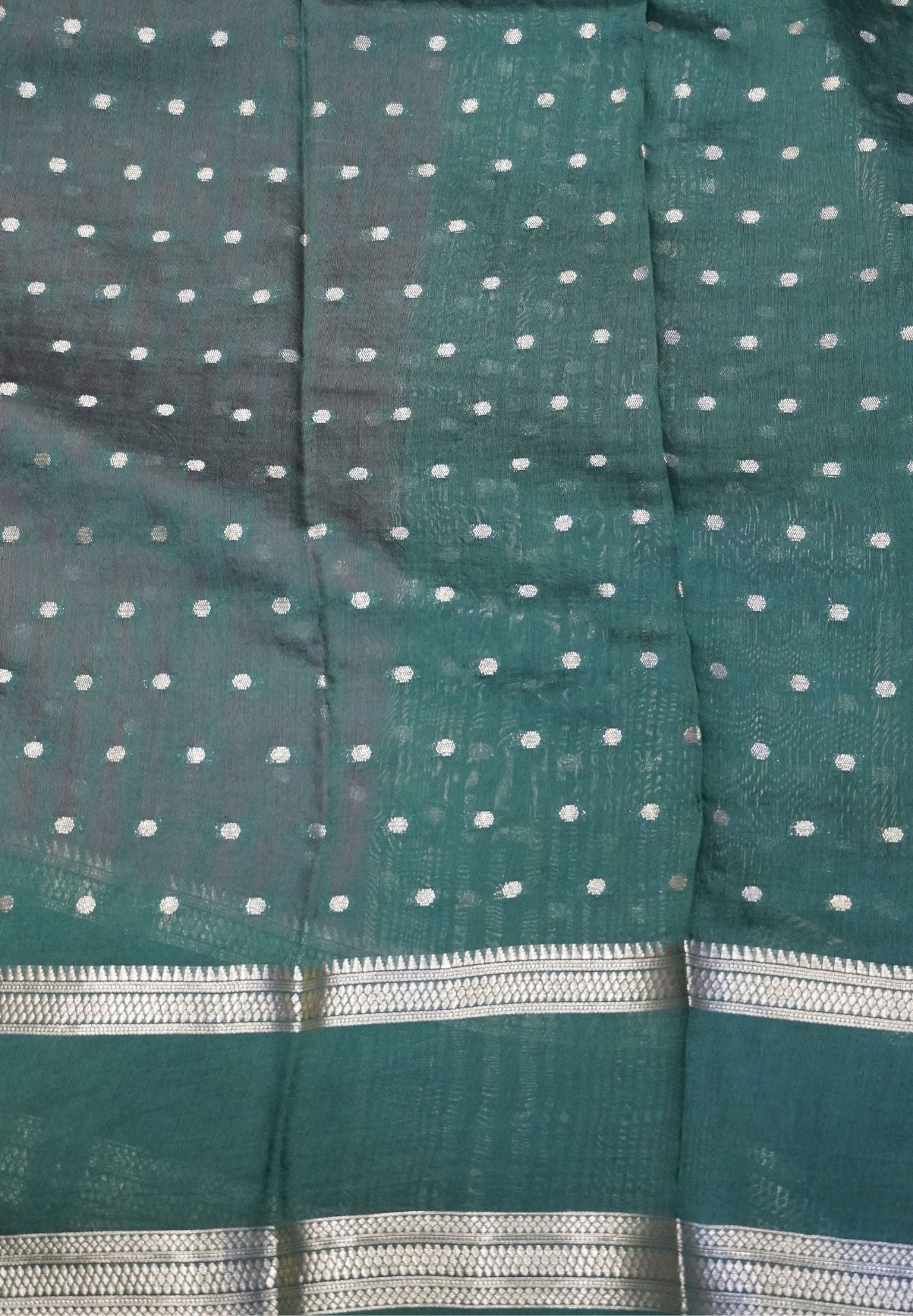 Viscose Saree – Red with Rich Contrast Border