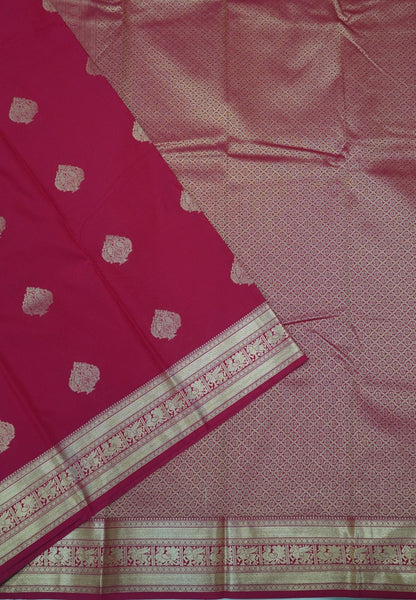 Budget Kanchipuram Saree-Red