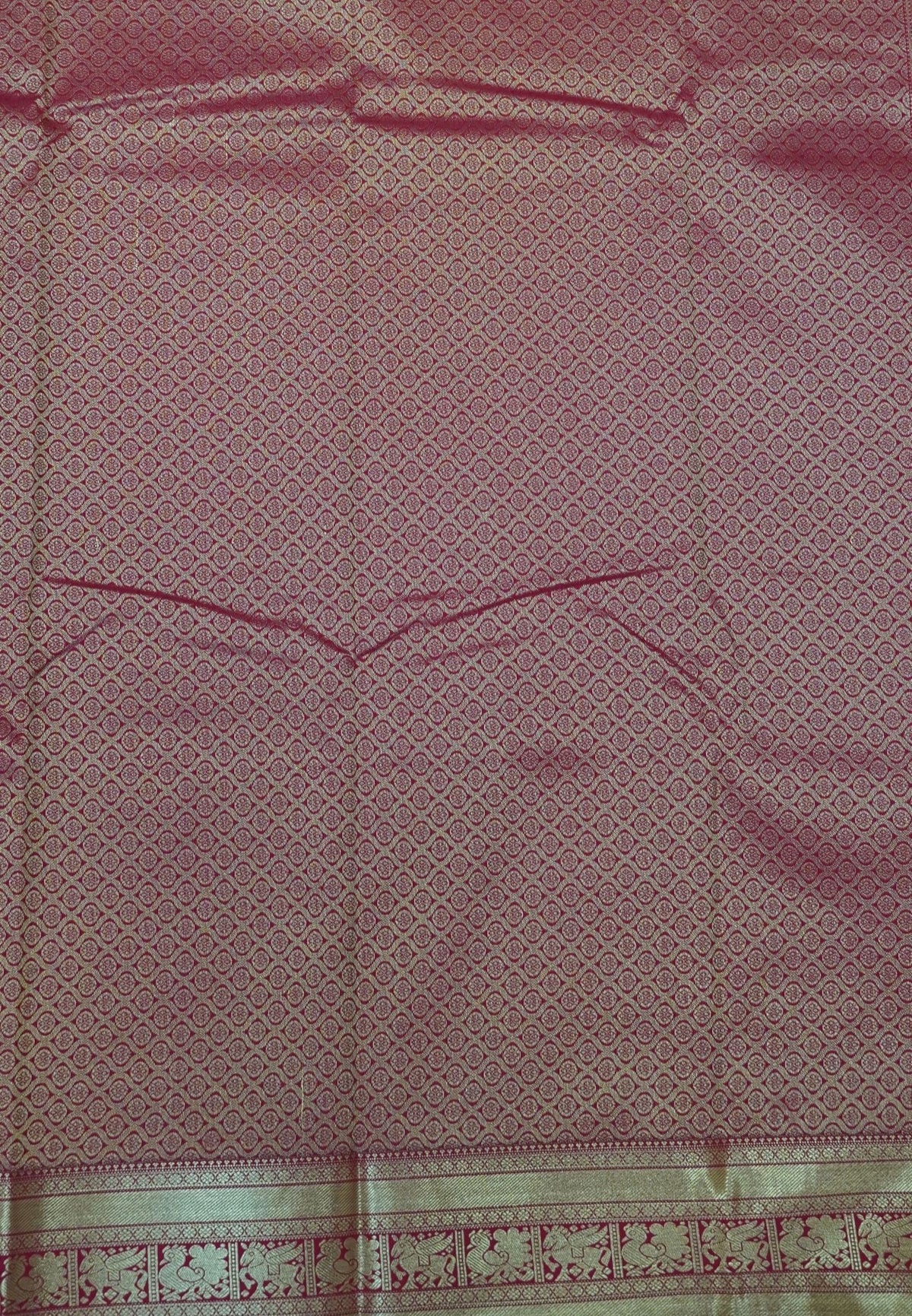 Budget Kanchipuram Saree-Red