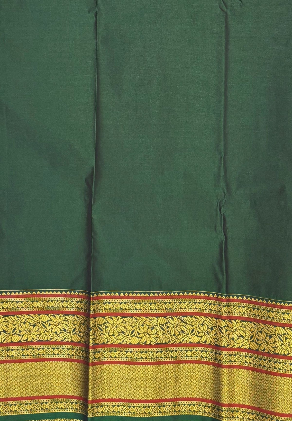 Budget Kanchipuram Saree-Baby Pink In Floral Zari Panel With Contrast Border