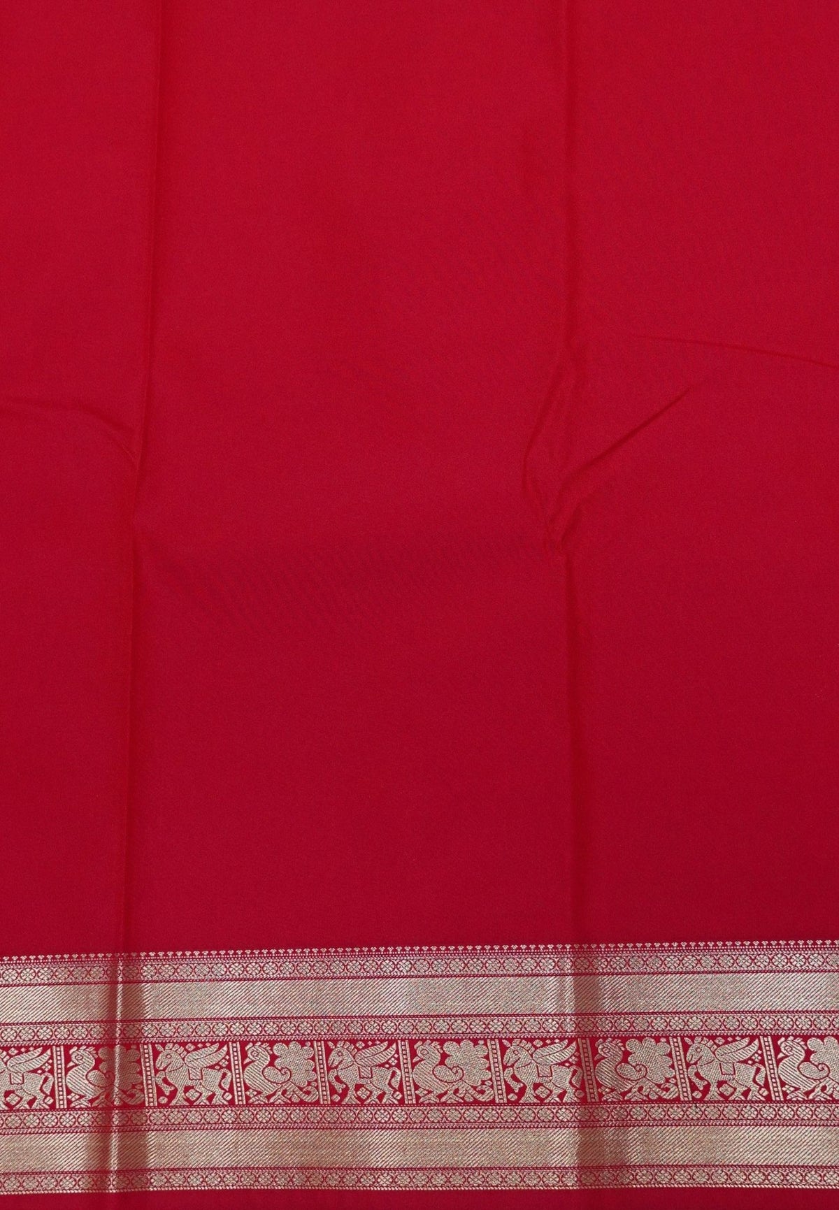 Budget Kanchipuram Saree-Red