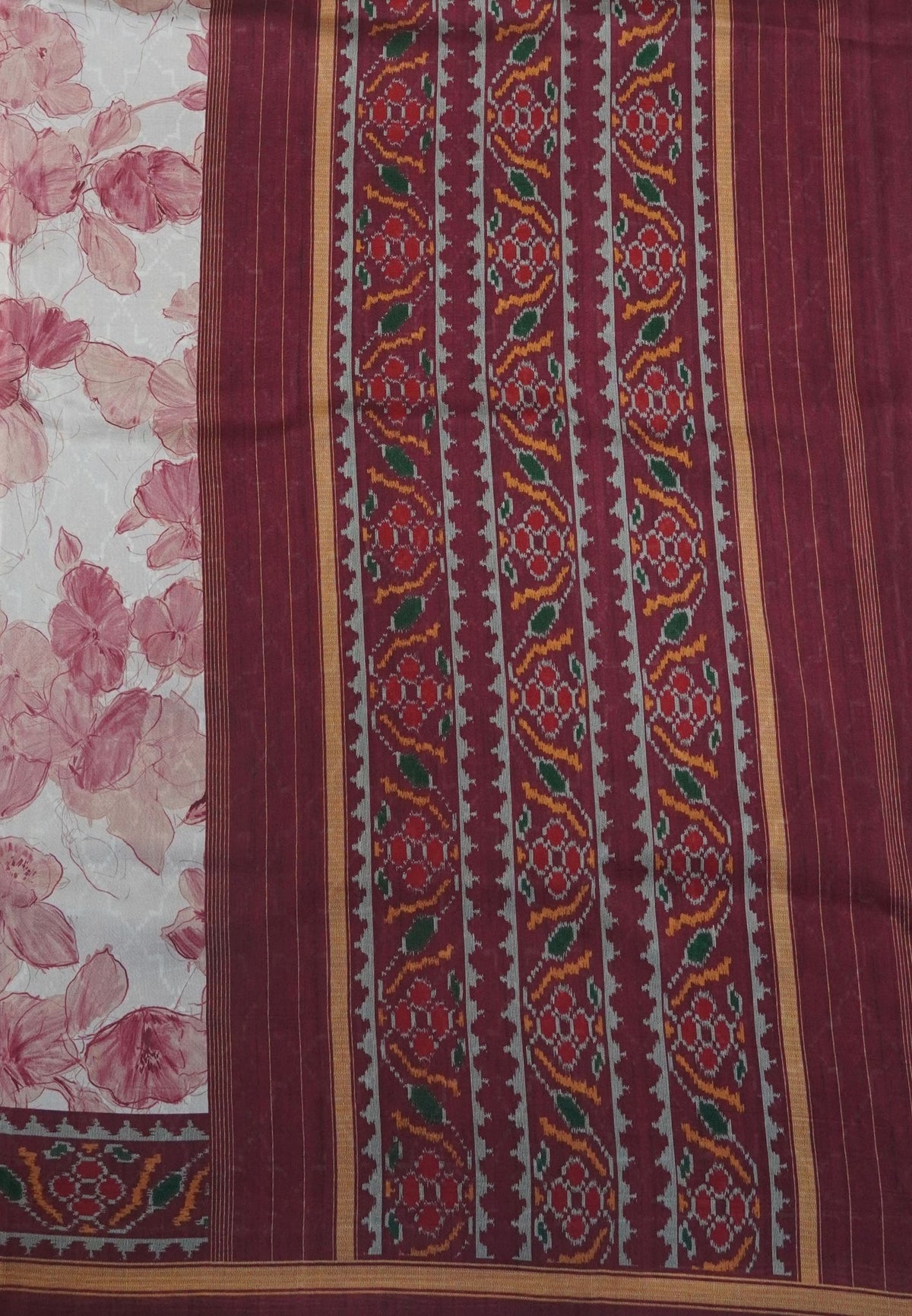 Premium Silk Saree-White