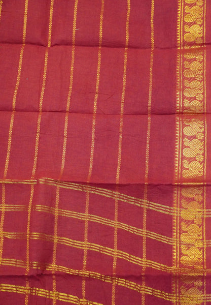 Sungudi Cotton- Veldhari Pattern Red
