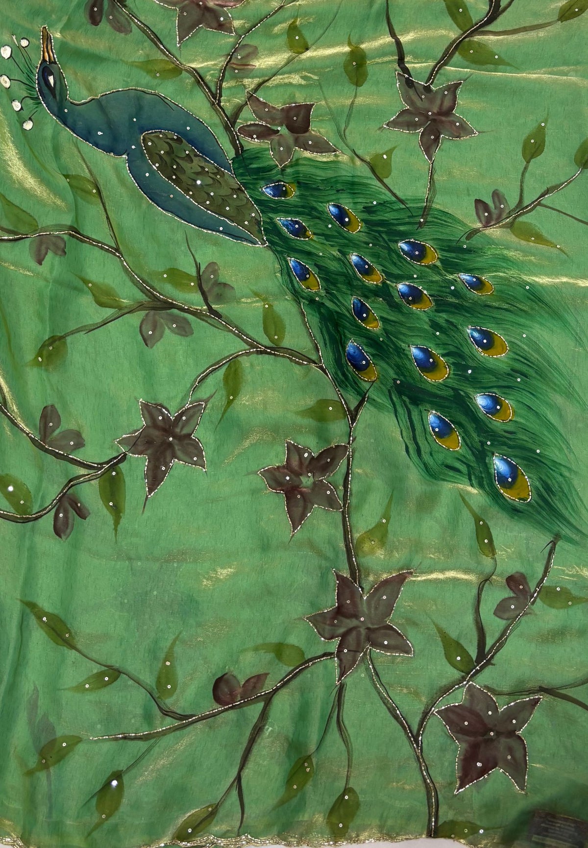 Designer Saree-Green