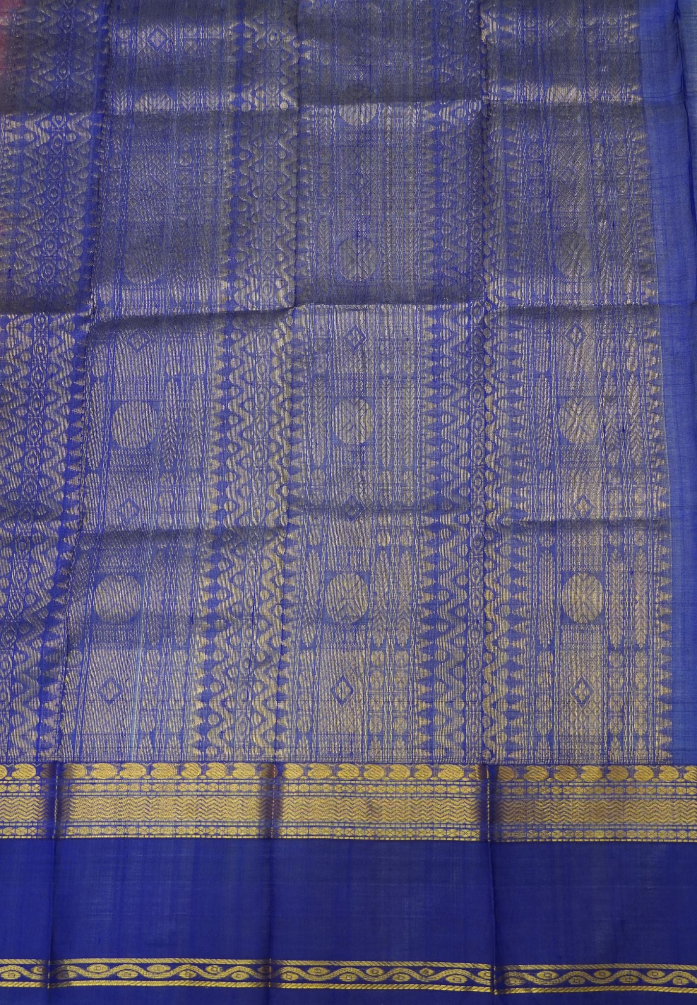 Pure Silk Cotton Saree-Rani Pink