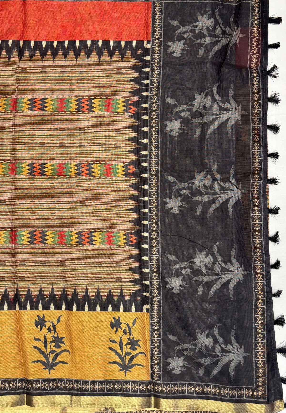 Kota Saree-Multi Color In Floral Zari With Contrast Border