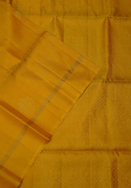 Soft Silk Saree with Kolam Weave - Mustrd