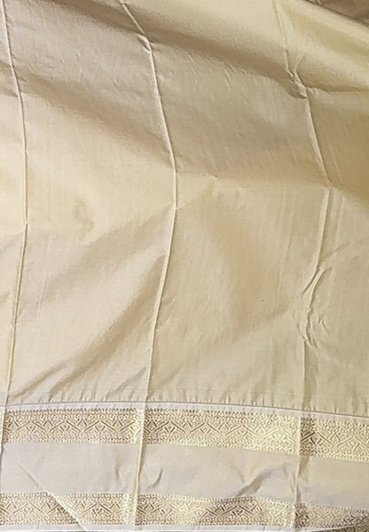 Budget Kanchipuram Silk Saree-Mustard