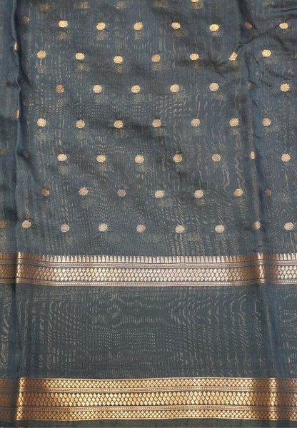 Viscose Saree – Violet with Rich Contrast Border