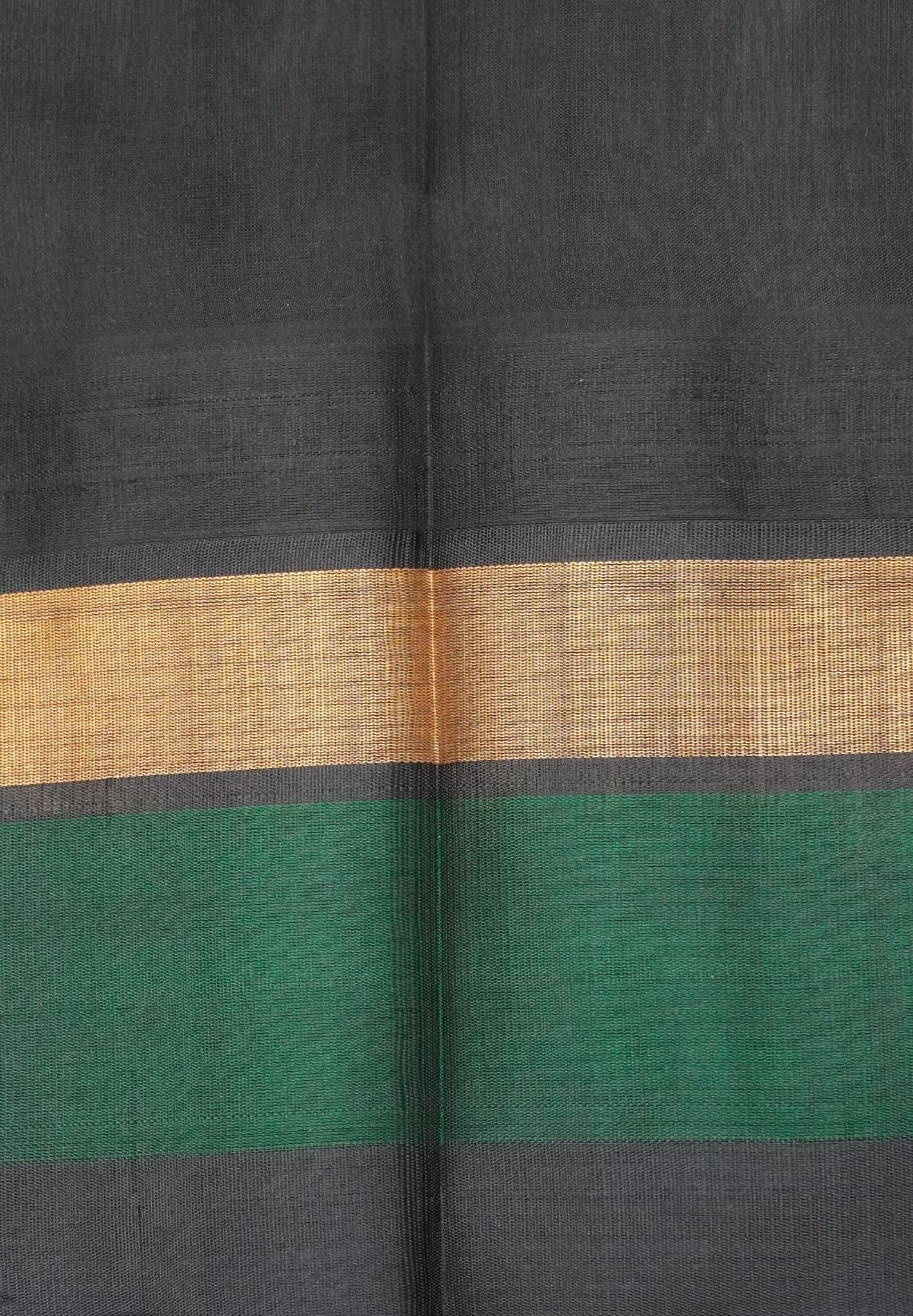 Pure Silk Cotton Saree – Yellow with Classic Temple Zari Border