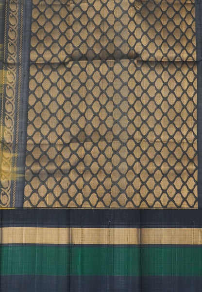 Pure Silk Cotton Saree –Baby Pink with Classic Temple Zari Border