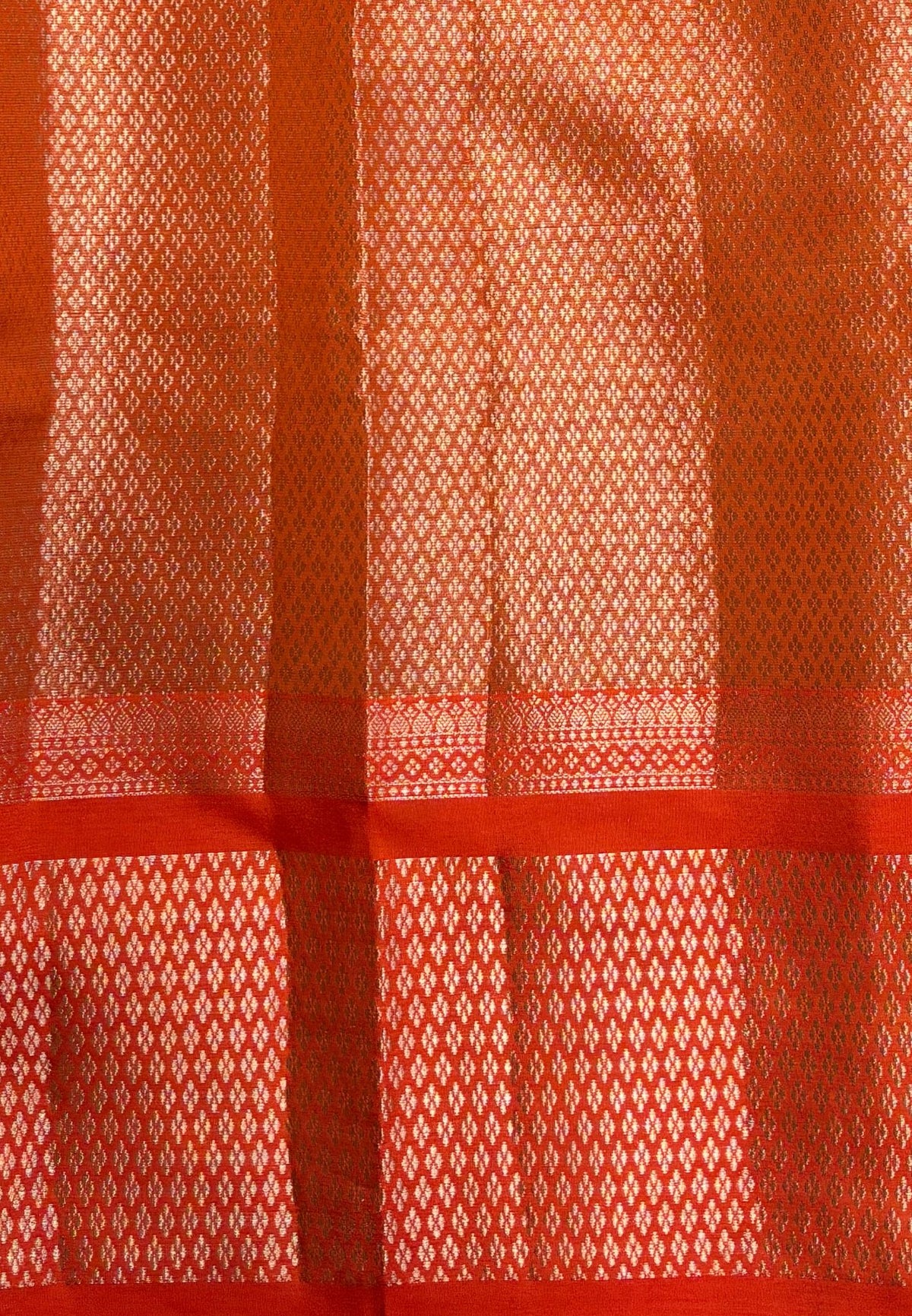 Kathan Silk Saree-Wine In Floral Brocade Zari Border