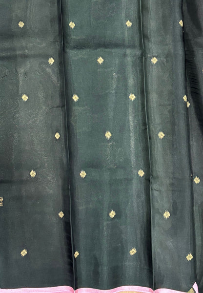 Art Mysore Silk Saree-Ranipink with Rajagopuram Zari Border