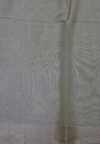 Soft Tussar Saree - Baby Green