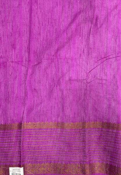 Raw Silk Saree-Teal Green With Contrast Border