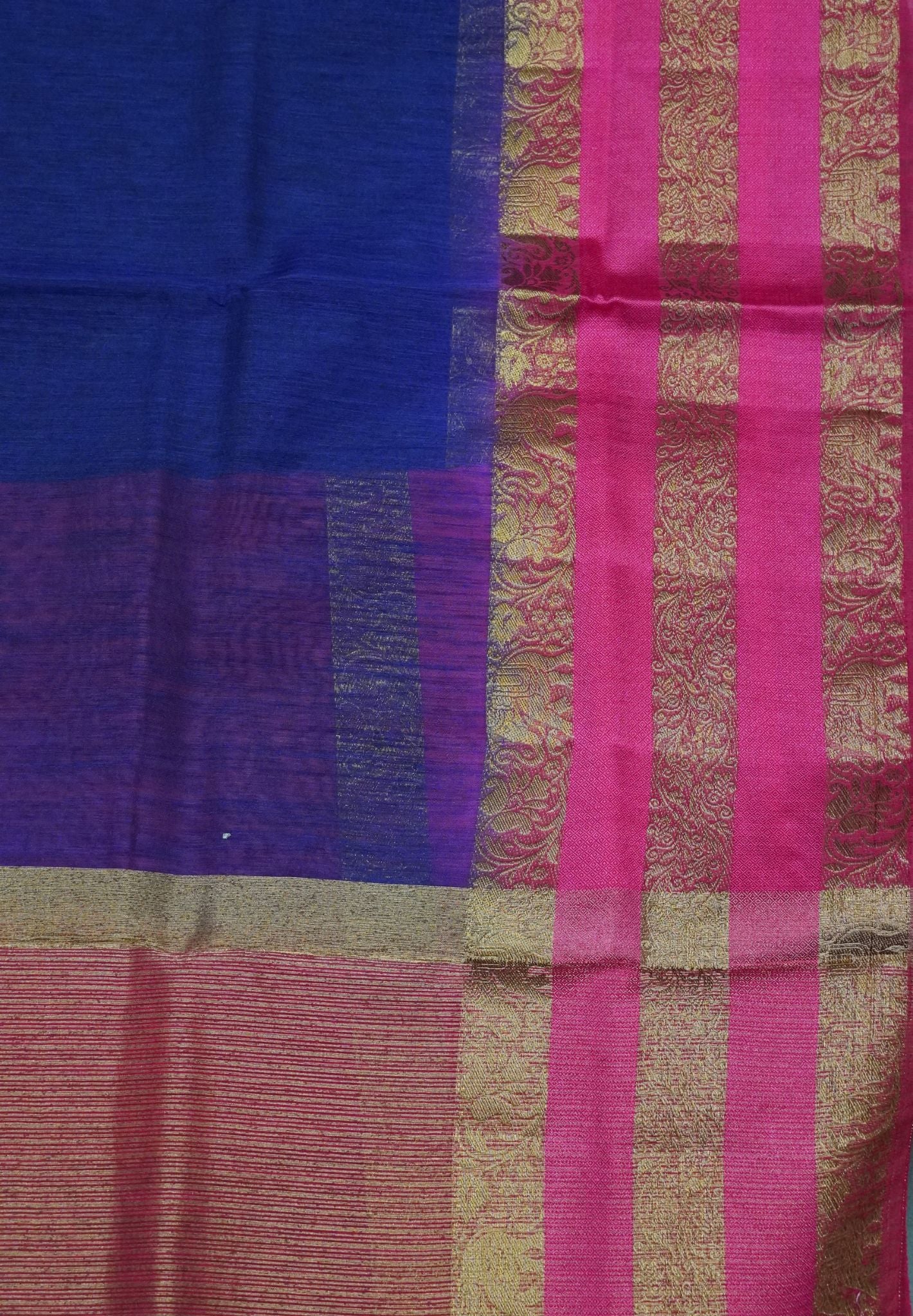 Bamboo Saree - Pentax Border Violet