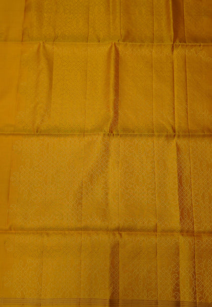 Soft Silk Saree with Kolam Weave - Mustrd