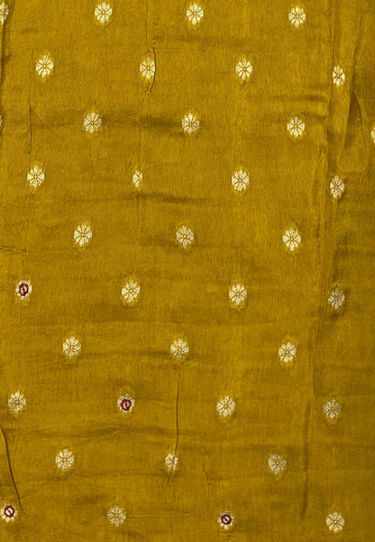Viscose Saree-Mehandi Green In Multi-Line Zari Border
