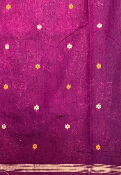Gaji Silk Saree-Ramar Green In Warli Tree & Elephant With Contrast Border